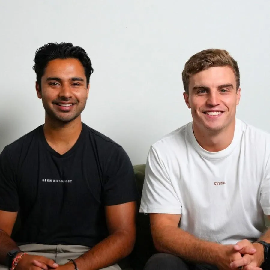 Sachin Shah and Adam Miller sitting together